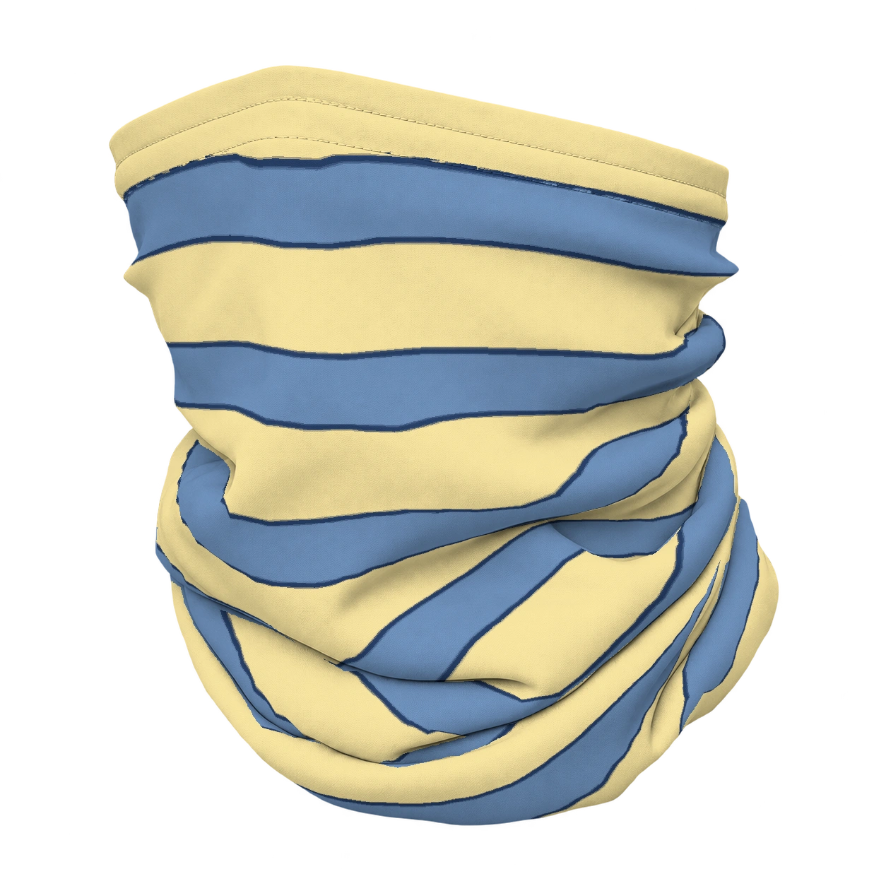 Rugby club · Blue & butter op een nekwarmer