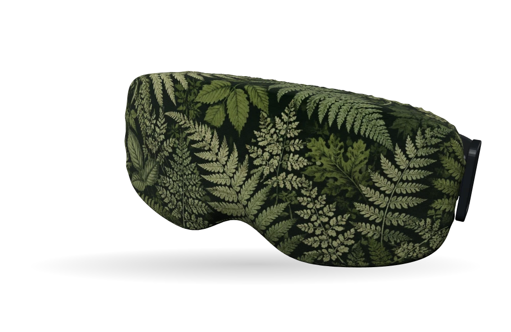 Print Fern shadow op een skibrilhoes