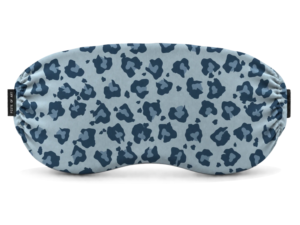Print Petite panther · IJsblauw op een skibrilhoes