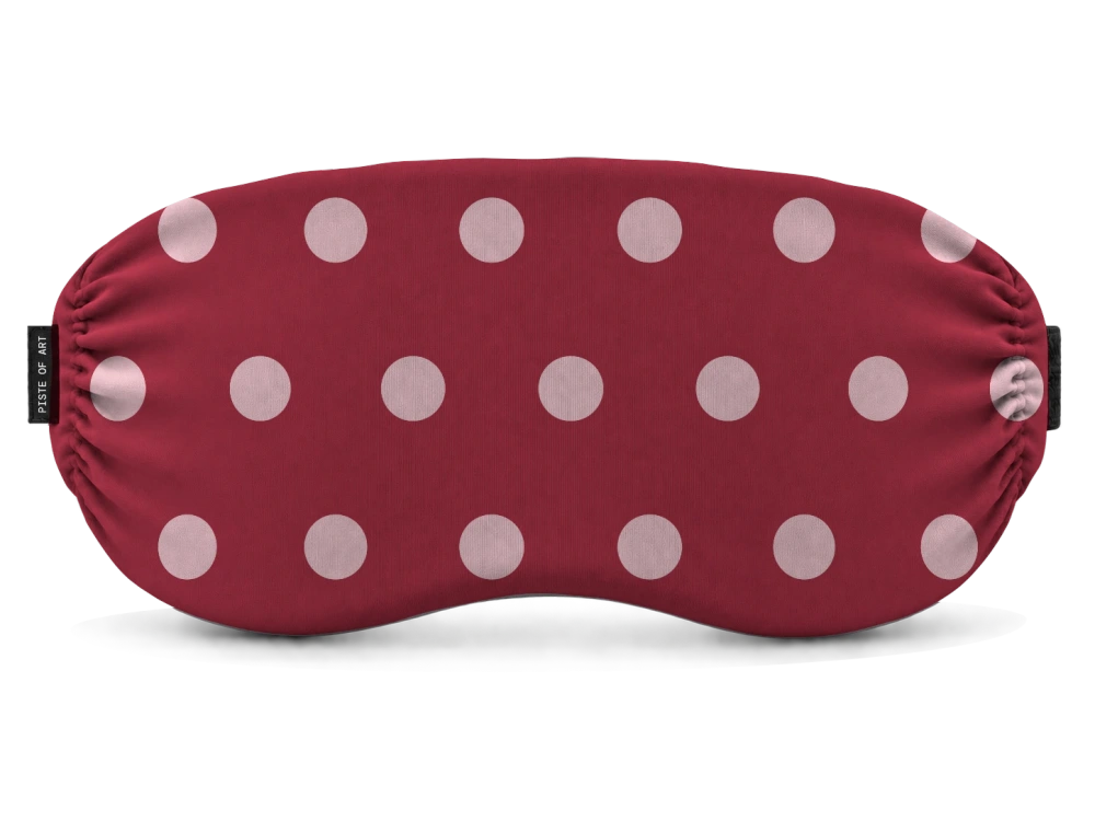 Print Polka classic · Cherry & blush op een skibrilhoes