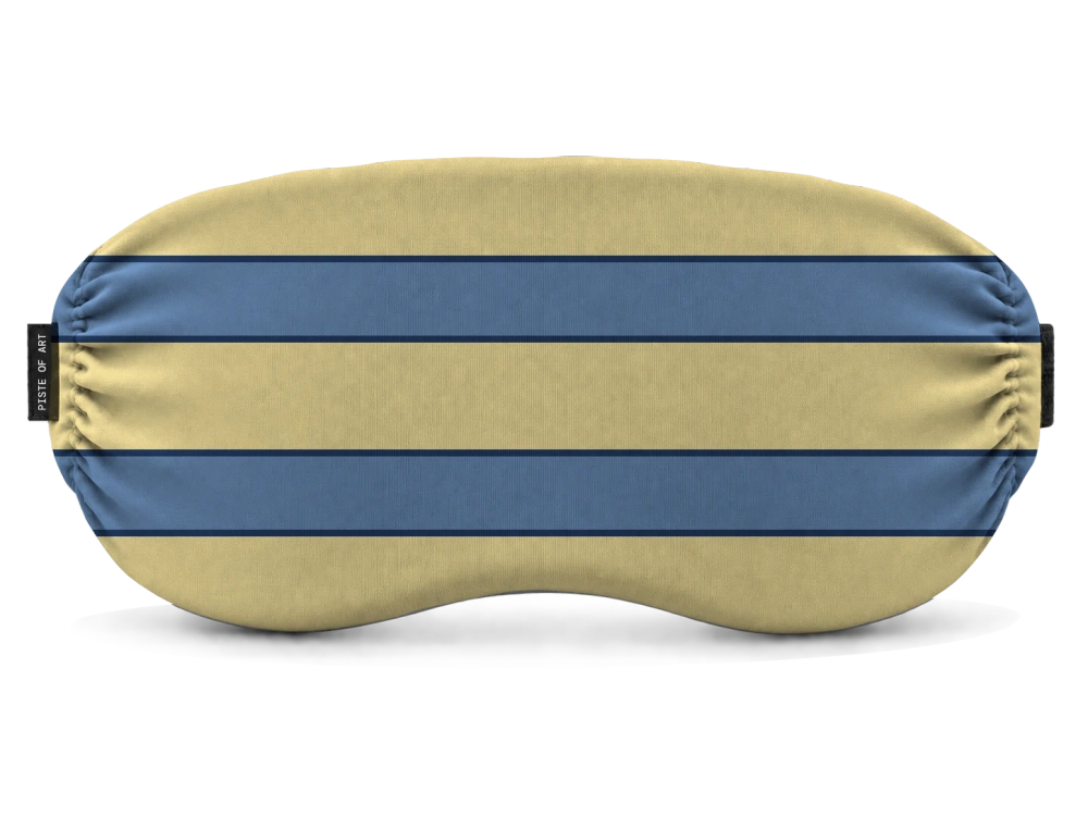 Print Rugby club · Blue & butter op een skibrilhoes